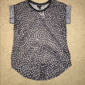 Patterned See-Through Top